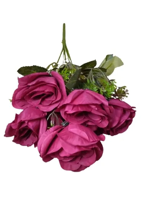 03404 BUQUE DE CAMELIA X7 40CM