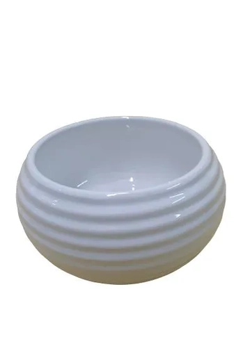 LV-0068 VASO REDONDO BAIXO DECORATIVO