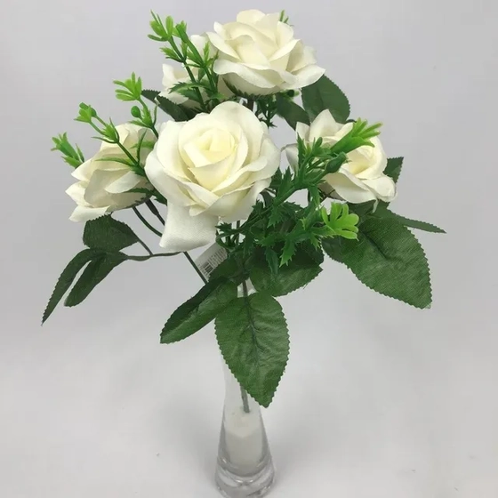 FD-0009BR BUQUE DE ROSA BRANCA