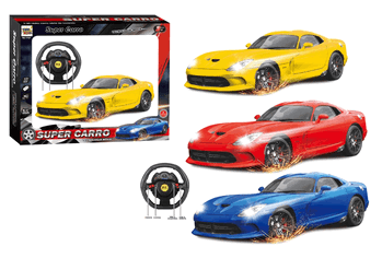 TK-1707 CARRINHO DE PLASTICO C/MOTOR E CONTROLE S/FIO