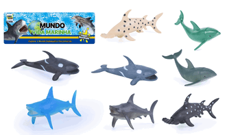 TK-AB2583 ANIMAL DE PLASTICO INJETADO C/8 PCS