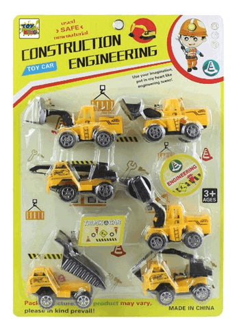 TK-2409 CONJUNTO C/6 CAMINHOES C/ACESSORIOS