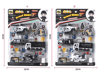 TK-AB2470 CONJUNTO VEICULOS DE PLASTICO C/MOTOR A FRICCAO