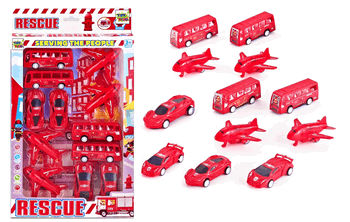 TK-1673 CONJUNTO C/12 CARRINHOS DE PLASTICO