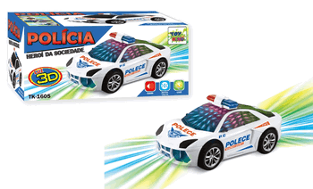 TK-1605 CARRINHO DE PLASTICO C/MOTOR A PILHA