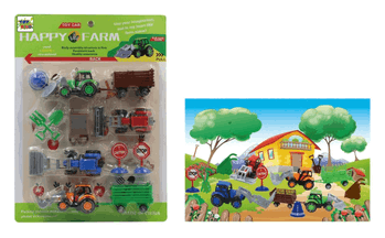 TK-2404 CONJUNTO C/4 TRATORES DE PLASTICOS