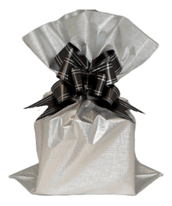 EMBS6 EMBALAGEM PAPEL SOFT PRATA 30X40 C/10