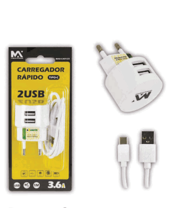 MAX-CAR123 CARREGADOR SAIDA USB