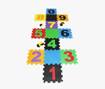 JD38 TATAME NUMERAIS 28X28CM 5MM