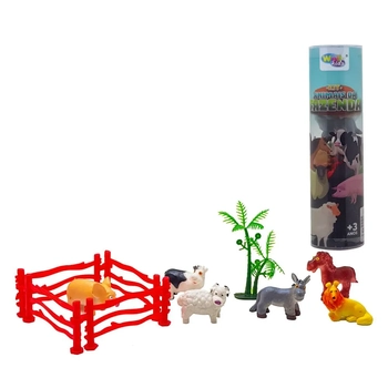 7609 KIT ANIMAIS DA FAZENDA 11PCS