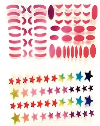 MOD-595 ADESIVOS FACIAL MODELOS SORTIDOS