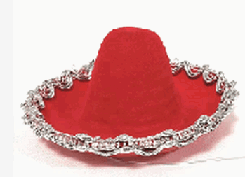 MOD-213 MINI CHAPEU MEXICANO C/ELASTICO