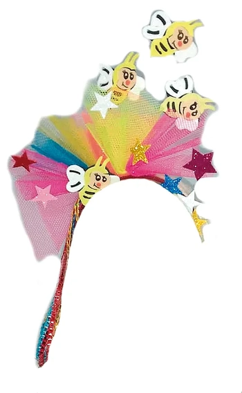 04 TIARA ABELINHA COLORIDA