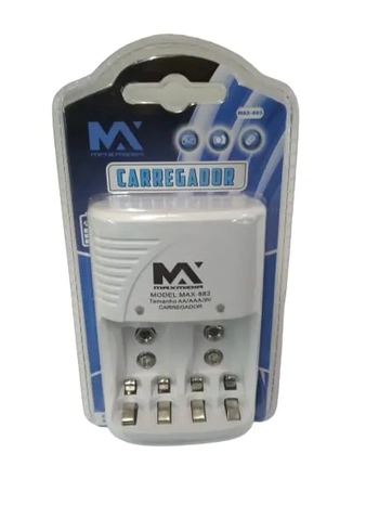 MAX-882 CARREGADOR DE PILHAS P/4