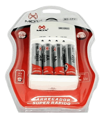 MAX-664 CARREGADOR DE PILHAS P/4