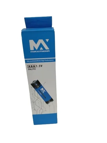 MAX-UM-4AAA PILHA ELETRICA DE DIOXIDO DE MANGANES