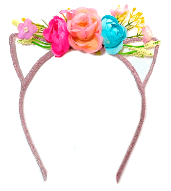 2071 TIARA GATINHO FLOR