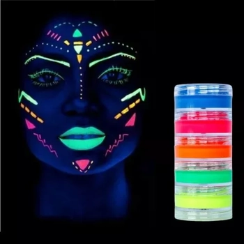 505 TINTA CREMOSA FLUORESCENTE KIT 5 CORES