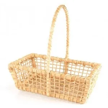 18 CESTA VOVO PALHA 40X28CM