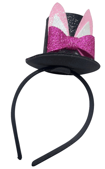 2088 TIARA CARTOLA C/ORELHA DE COELHO