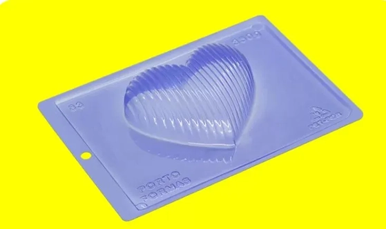 0083/9336 FORMA OVO TEXTURIZADO CORACAO C/1 CONJ