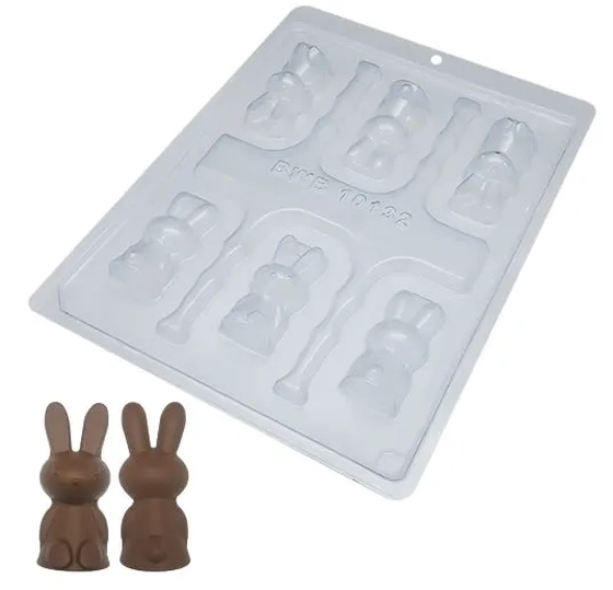 10132 FORMA ESPECIAL COELHO SENTADO MINI C/1 CONJUNTO