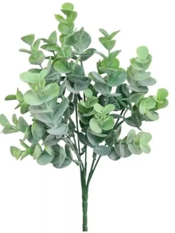 E/1008 MINI EUCALIPTO VERDE/LARANJA X7 32CM