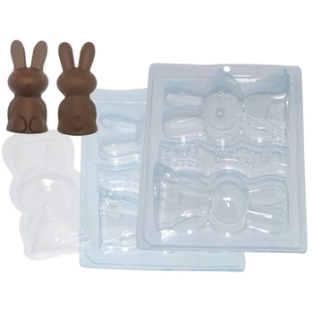 10131 FORMA ESPECIAL COELHO SENTADO MÉDIO C/1 CONJUNTO