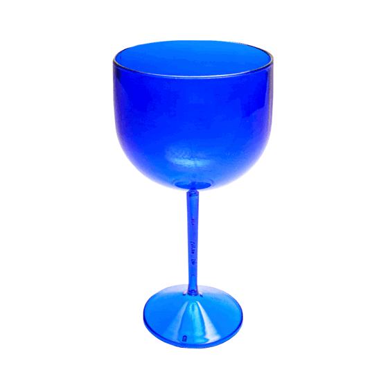 TACA GIN CRISTAL AZUL ROYAL