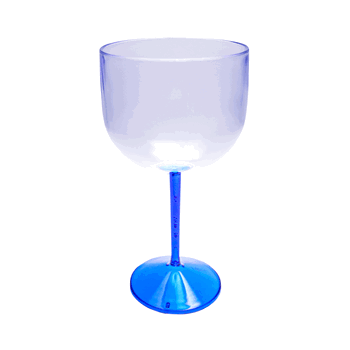 TACA GIN CRISTAL BASE CRISTAL AZUL ROYAL
