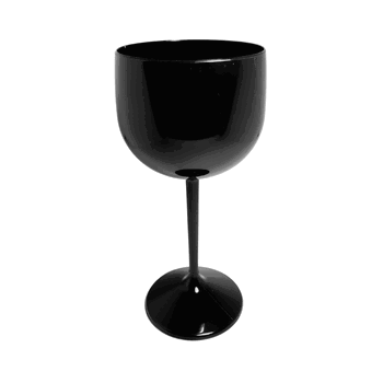 TAÇA GIN SOLIDA PRETA