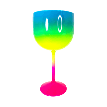 TACA GIN FLUOR PINK/VERDE/AZUL