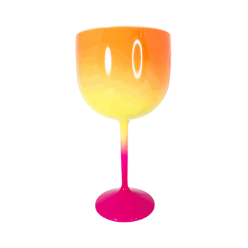 TACA GIN FLUOR PINK/AMARELO/LARANJA