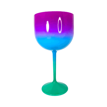 TACA GIN FLUOR VERDE TIFFANY/AZUL/ROXO
