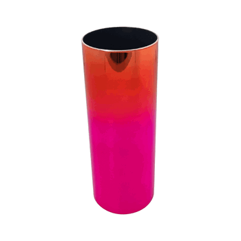 COPO LONG DRINK DEGRADE PINK METALIZADO