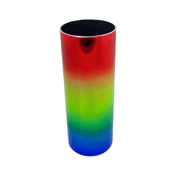COPO LONG DRINK  METALIZADA ARCO IRIS