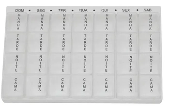 CXP-30 PORTA COMPRIMIDOS EM PLASTICO 15X3X2CM