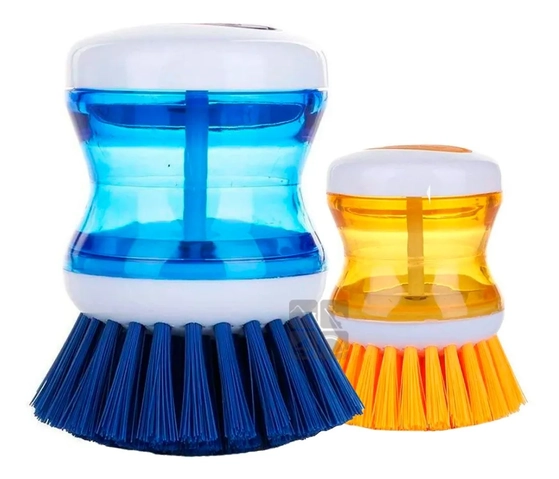 LLC-01 ESCOVA C/PORTA DETERGENTE PLAST 8X5CM