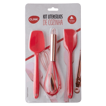 CK5180 KIT UTENSILIOS SILICONE FERRO
