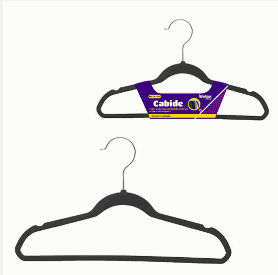 CB-722PT CABIDE PRETO 33CM C/2PCS