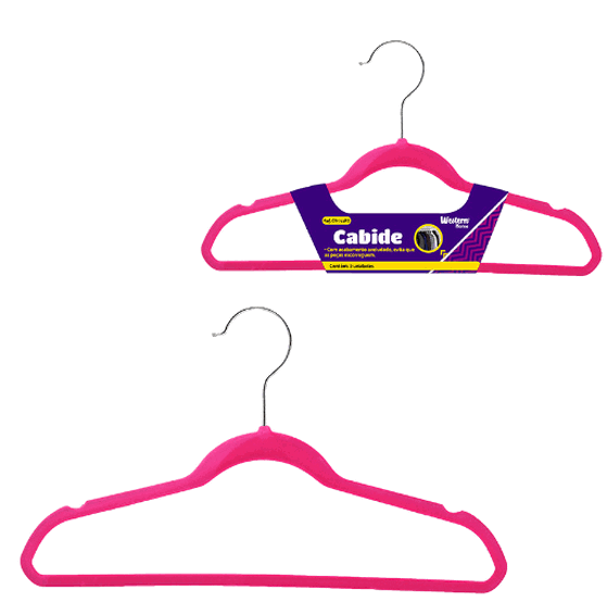 CB-722RS CABIDE ROSA 33CM C/2PCS