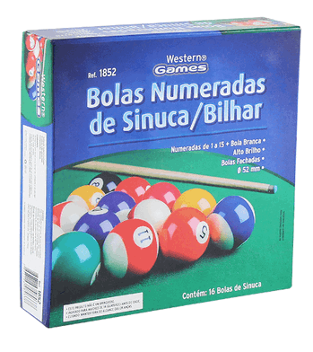 1852 JG 16 BOLAS SINUCA NUMERADA