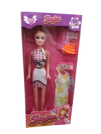 TOYS-190028_QO BONECA EM PLASTICO C/ACESSORIOS