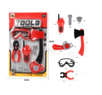 TK-AB2502 BRINQUEDO CONJUNTO FERRAMENTAS DE PLASTICO
