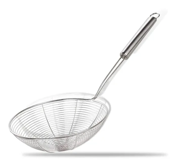 TRC8215 ESCUMADEIRA ARAMADA P FRITURAS 16,8X38,5