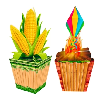 1278 ENFEITE JUNINA PARA MESA C/02