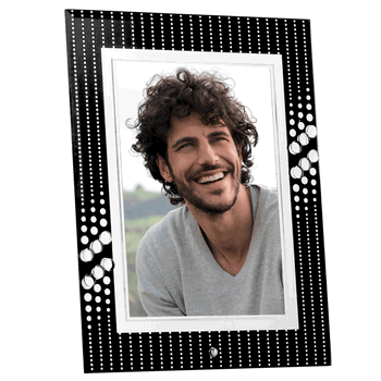 11995 PORTA RETRATO DE VIDRO TOP G