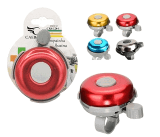 CRS-1244 CAMPAINHA DE METAL C/PLASTICO P/BICICLETA