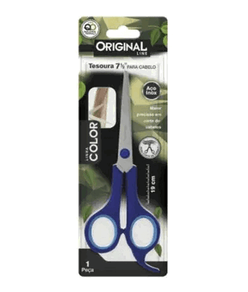 SL0091 TESOURA 7 1/2 COLOR P/CABELO