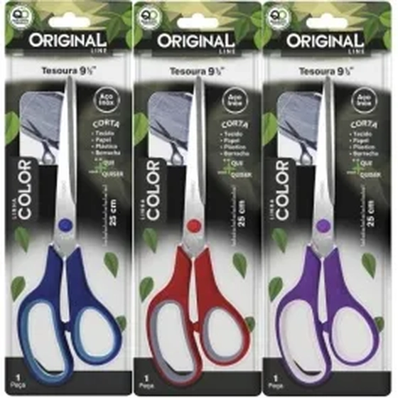 SL0095 TESOURA 9 1/2 COLOR P/CABELO